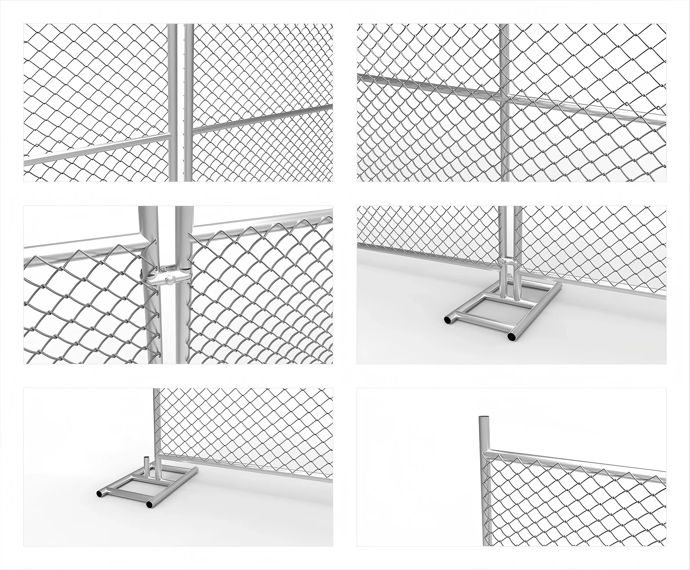 Cerca do canteiro de obras