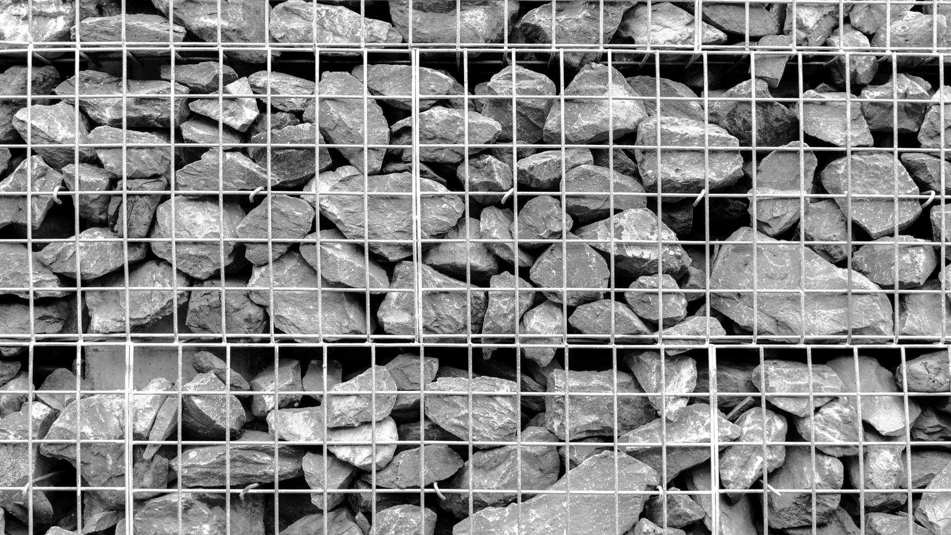 Gabião de arame soldado