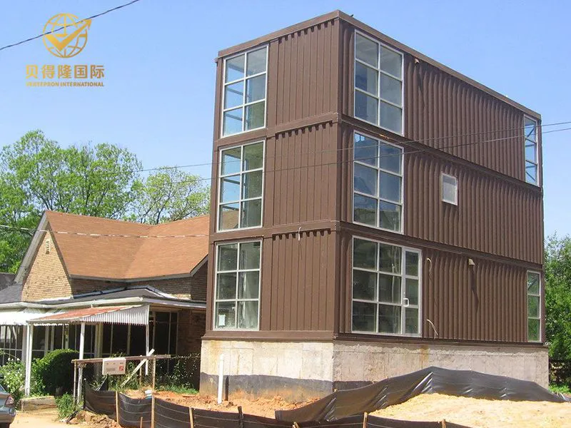 Casa modular de contêineres de montagem pré-fabricada