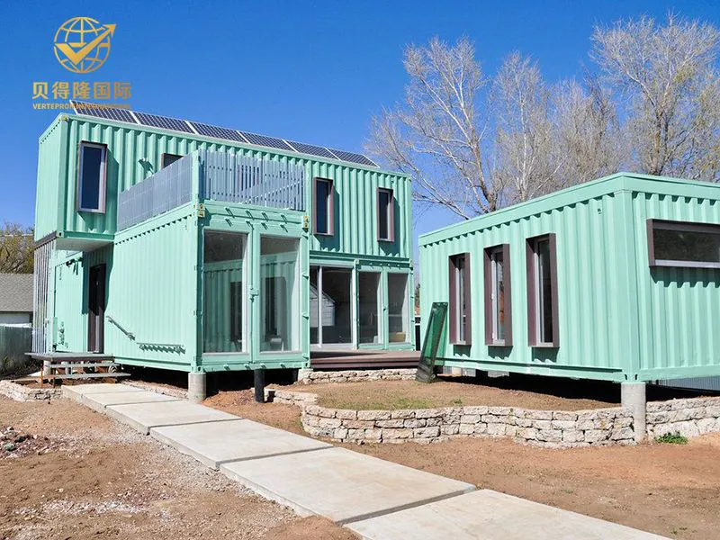Casa modular de contêineres de montagem pré-fabricada