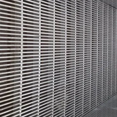 Tela de arame em cunha