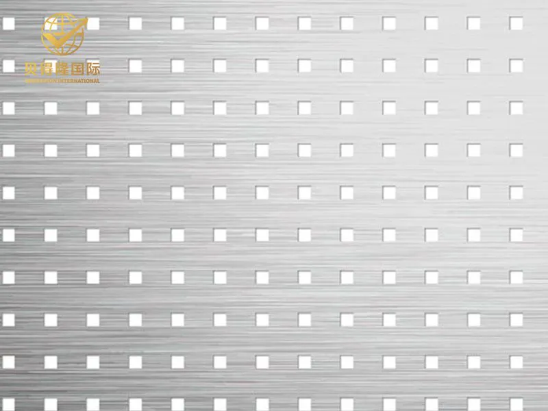 Malha metálica perfurada