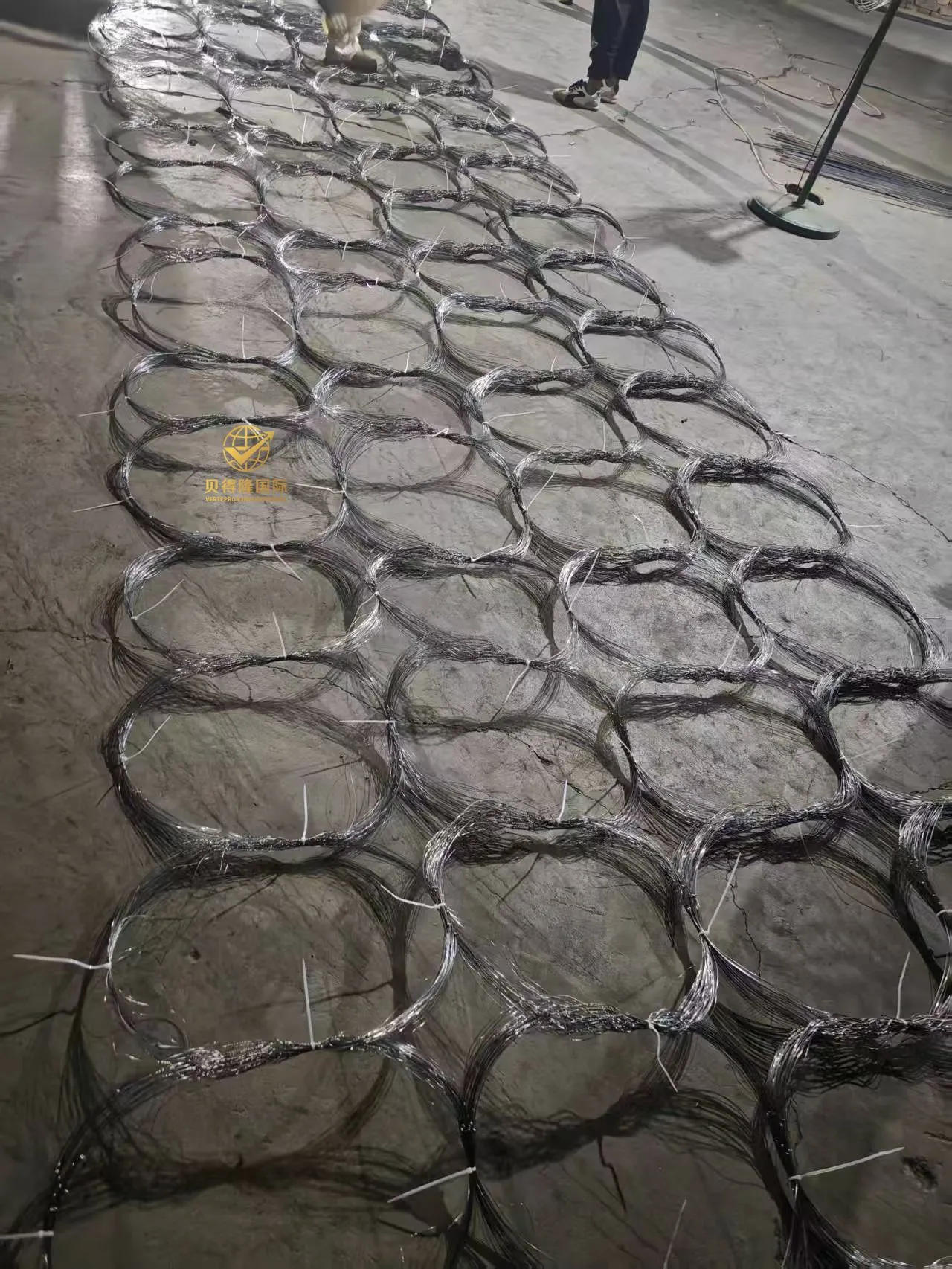 Rede de obstáculos antitanque