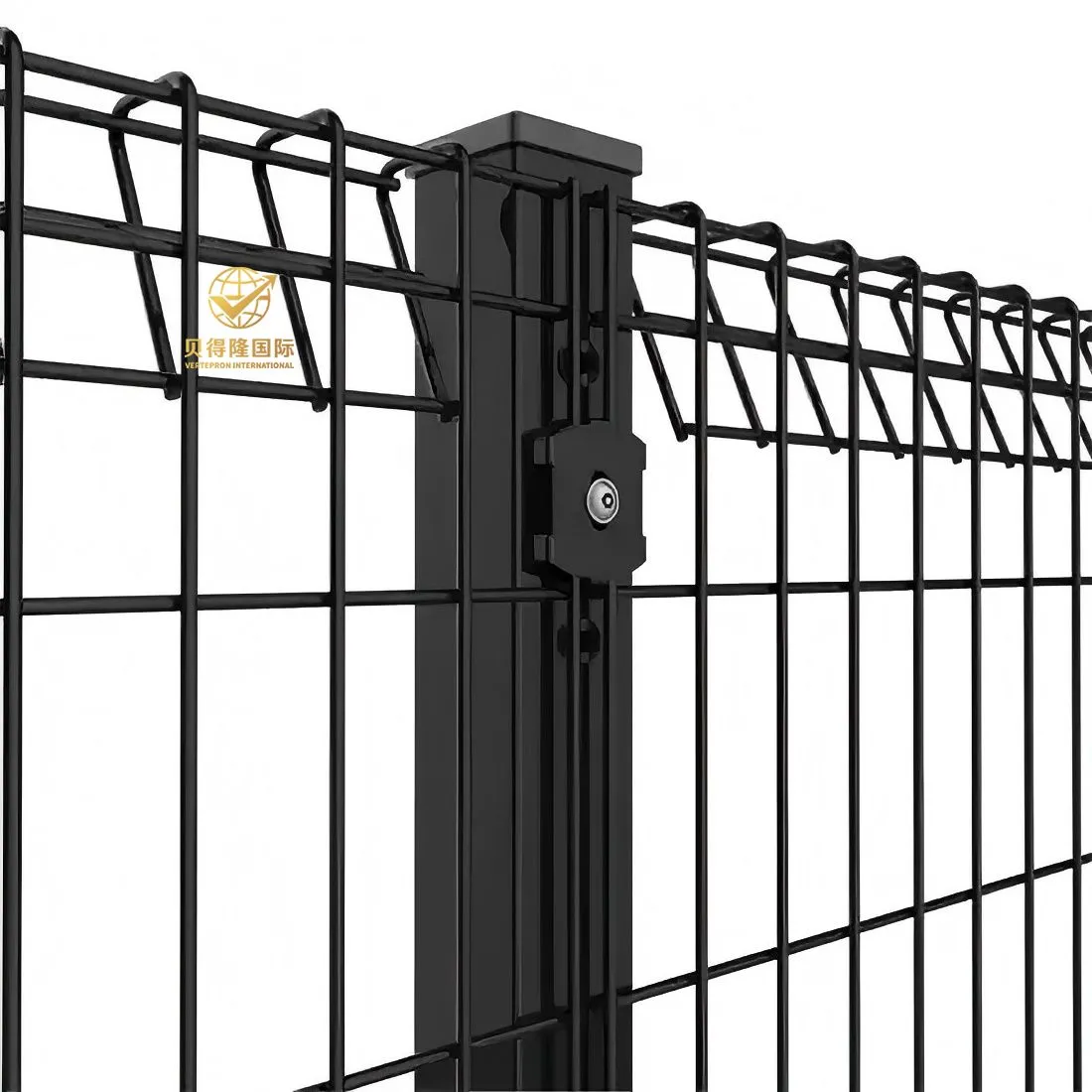 Cerca superior dobrada em brc galvanizado por imersão a quente