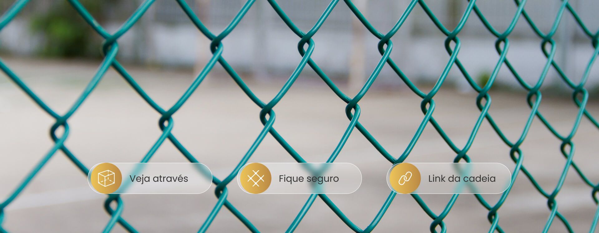 Malha soldada de PVC